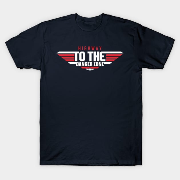 Danger Zone - Top Gun Maverick Lyrics T-Shirt by RetroReview